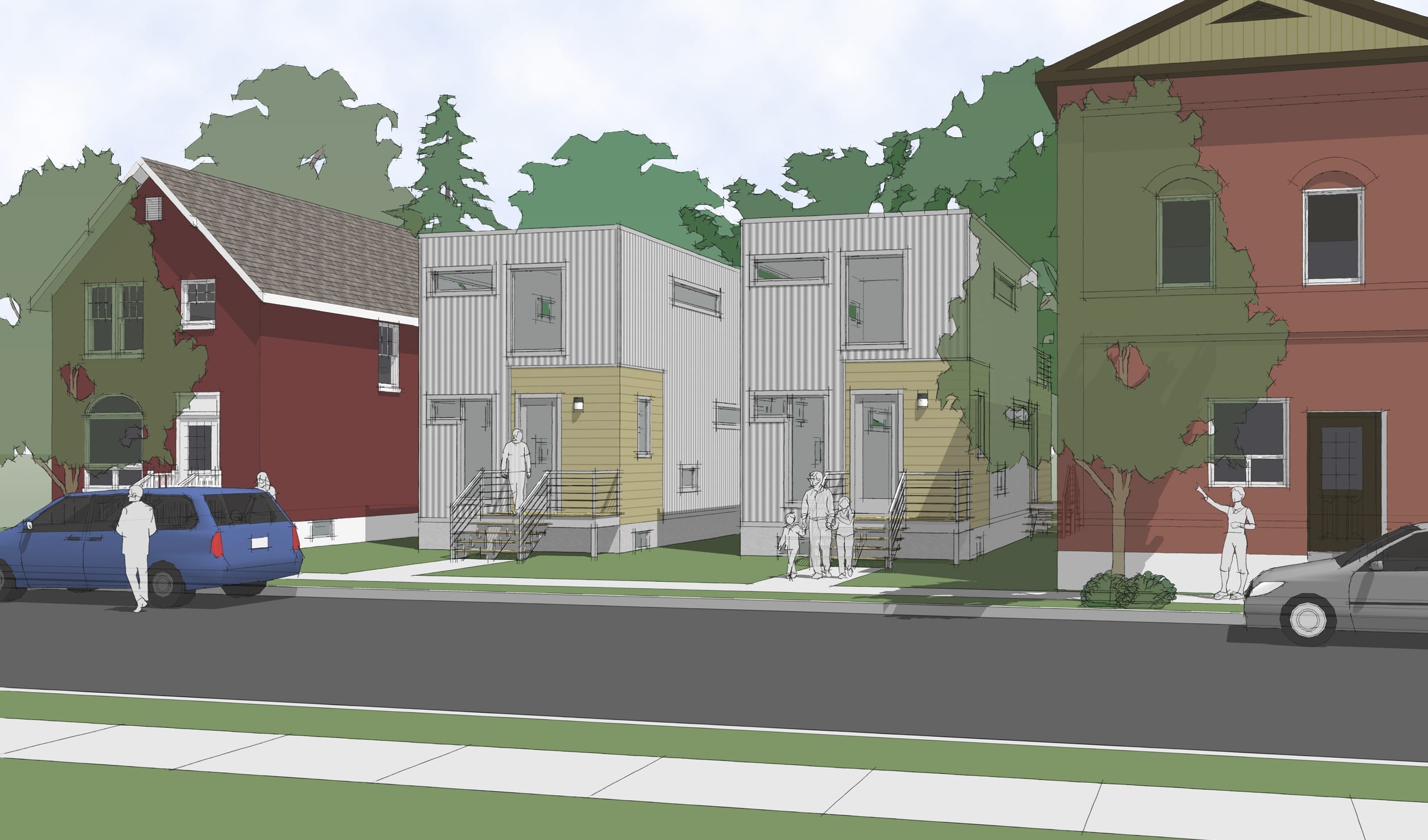 Modern Nash Design Planned for Urban Neighborhood in Canada