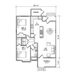 Carlisle 2 Bedroom Floor Plan