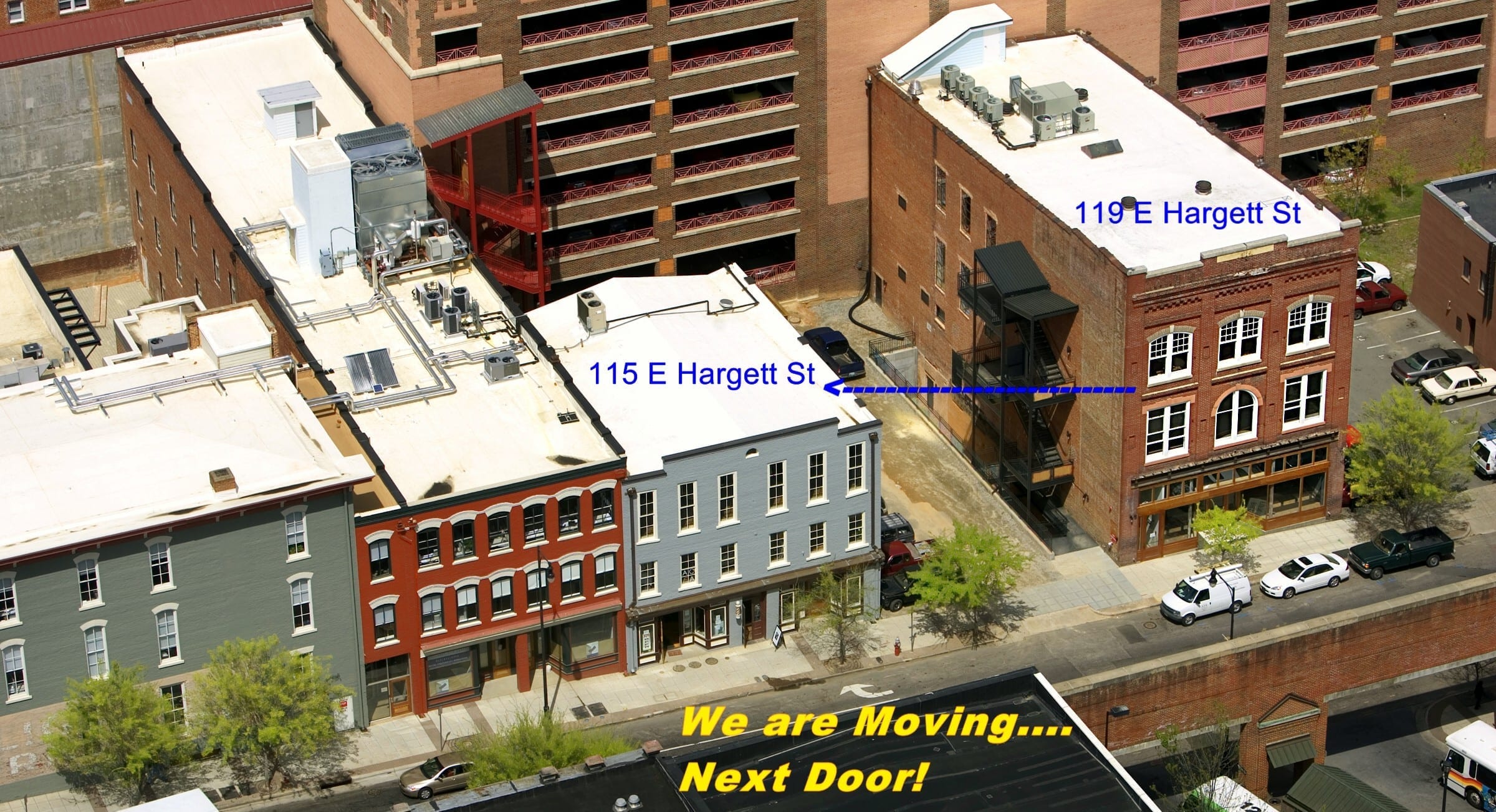 TightLines new office will be on the 3rd floor of 115 E Hargett St